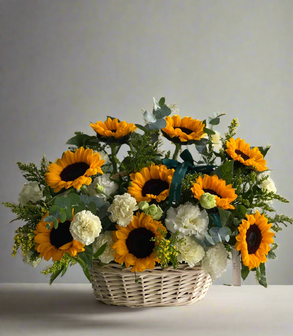 Sunflower Basket