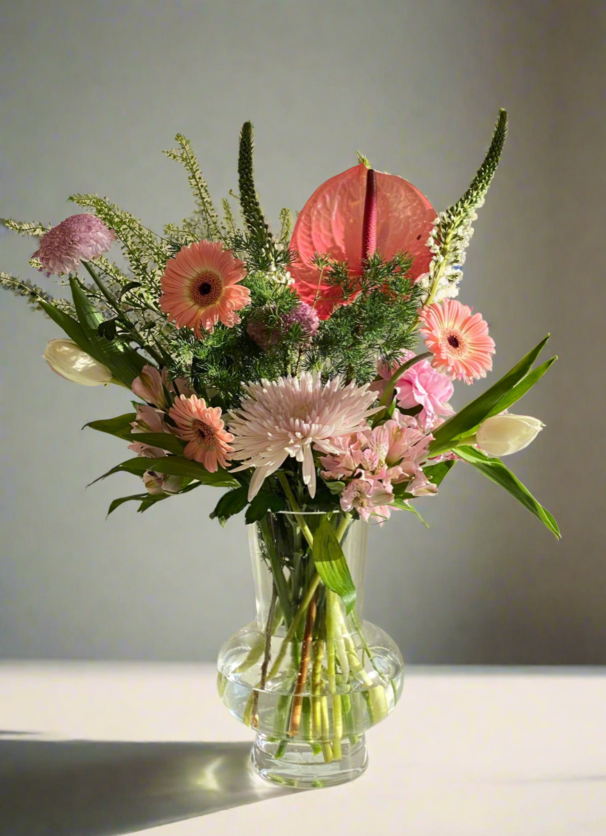 Pink Gerbera Vase