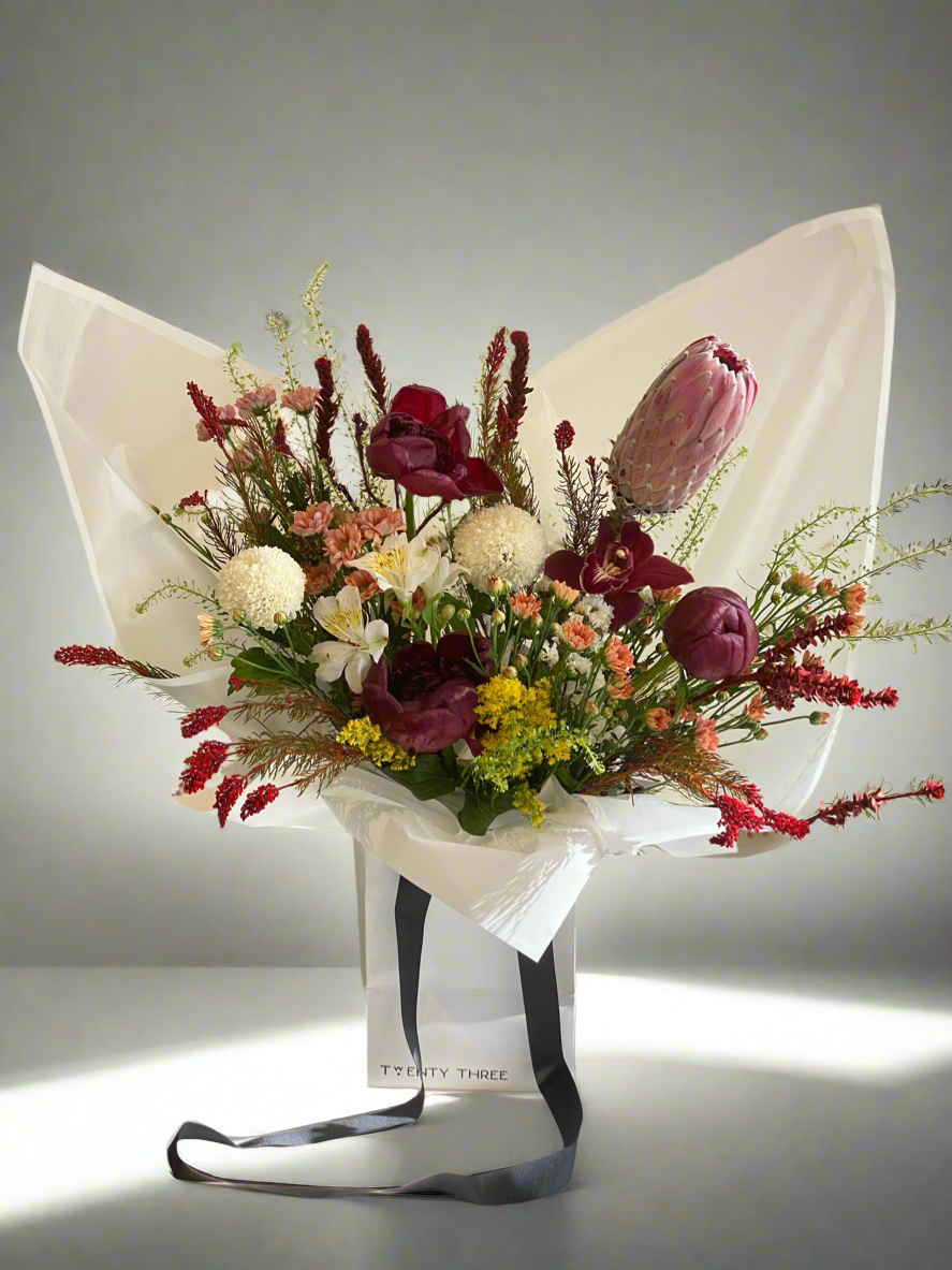 Wild Burgundy Bouquet