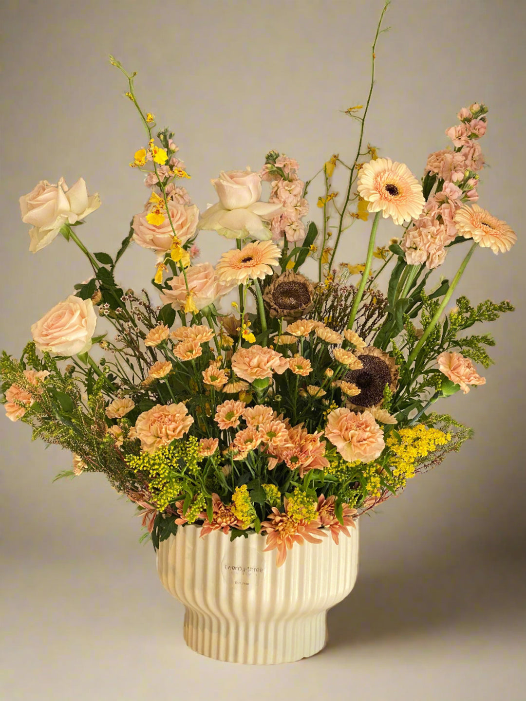 Peach Mix Vase