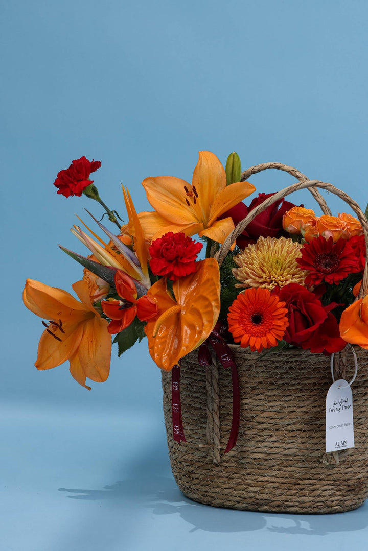 Tropical Ember Basket
