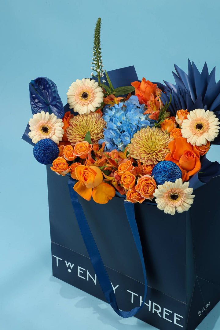 Sapphire Blaze Bouquet