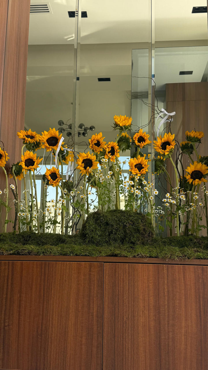 Sunflower Table Arrangement