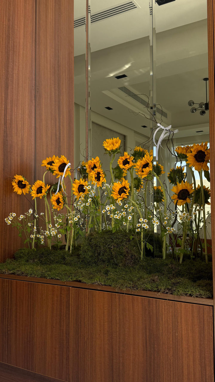Sunflower Table Arrangement