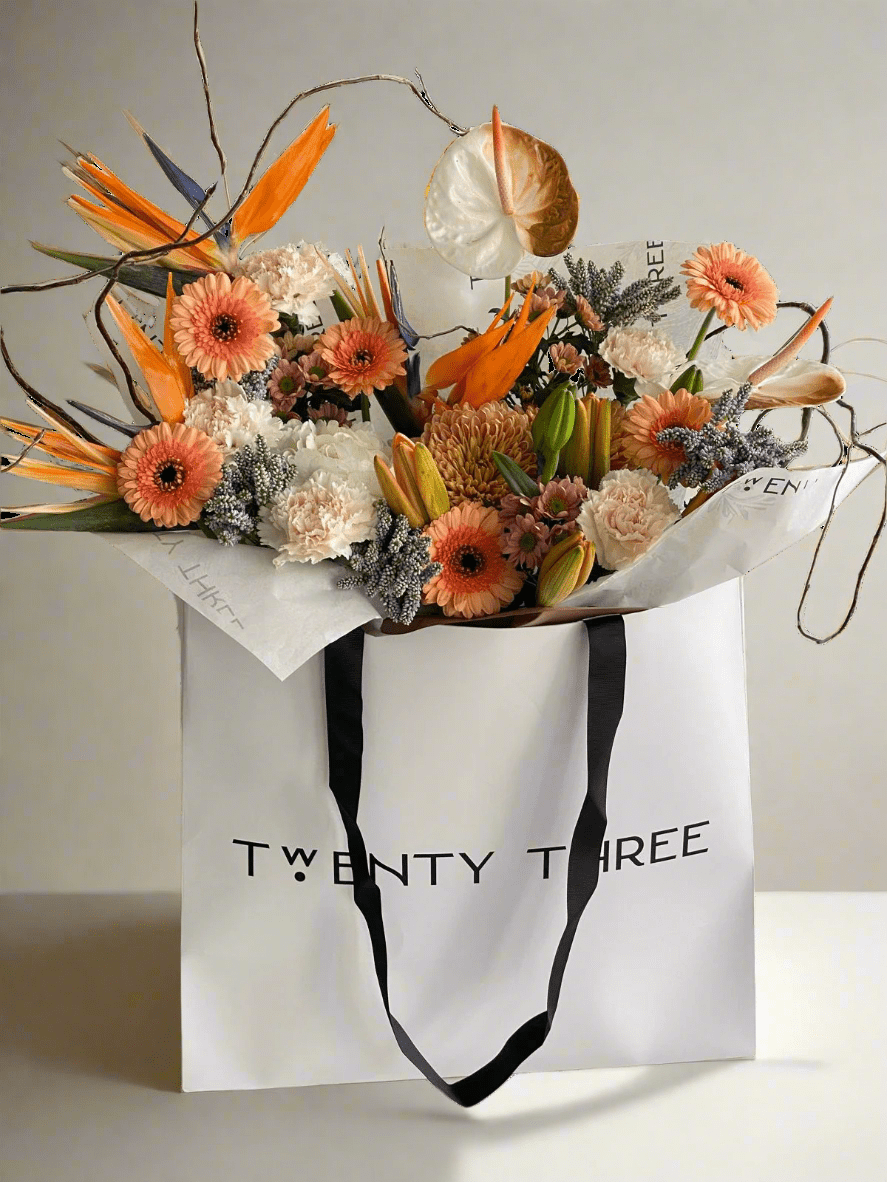 Bird Of Paradise Bouquet - Twenty Three Flowers & Chocolate