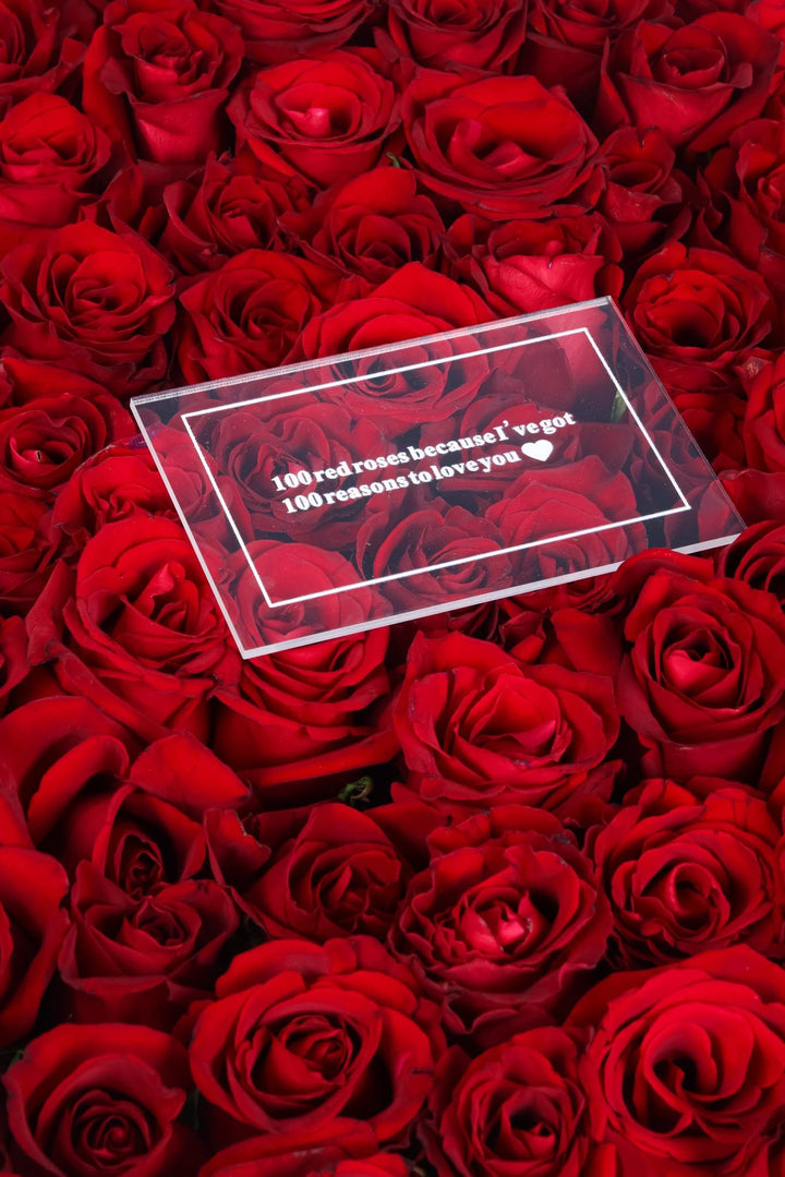 Century of Love (100 Roses) - Twenty Three Flowers & Chocolate