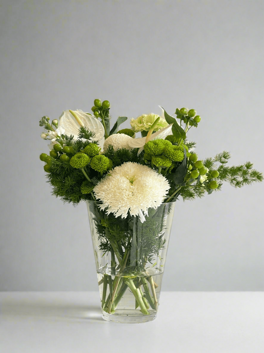 Chrysanthemum Vase - Twenty Three Flowers & Chocolate