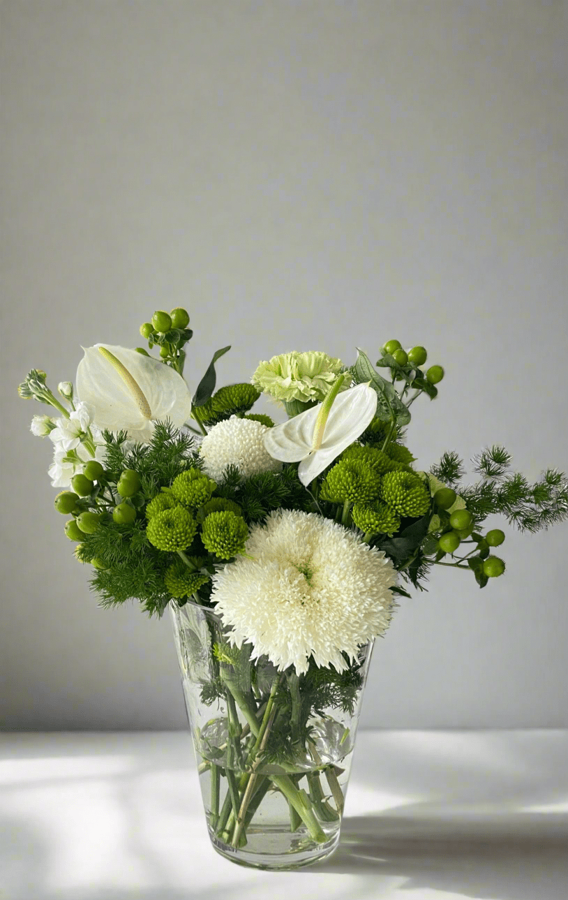 Chrysanthemum Vase - Twenty Three Flowers & Chocolate