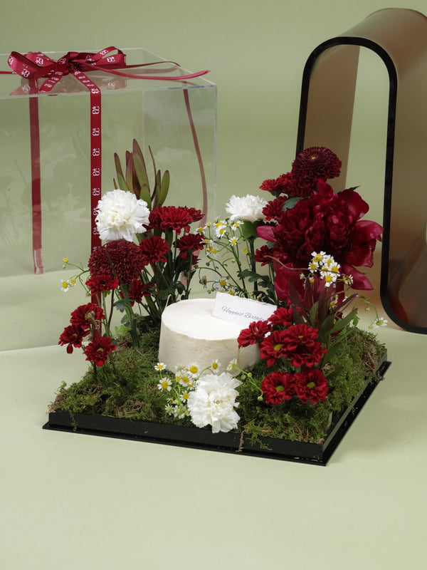 Crimson Garden - Twenty Three Flowers & Chocolate