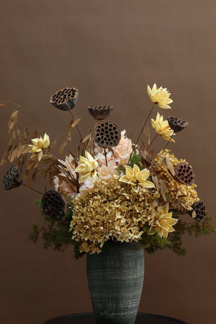 Eternal Autumn Vase - Twenty Three Flowers & Chocolate