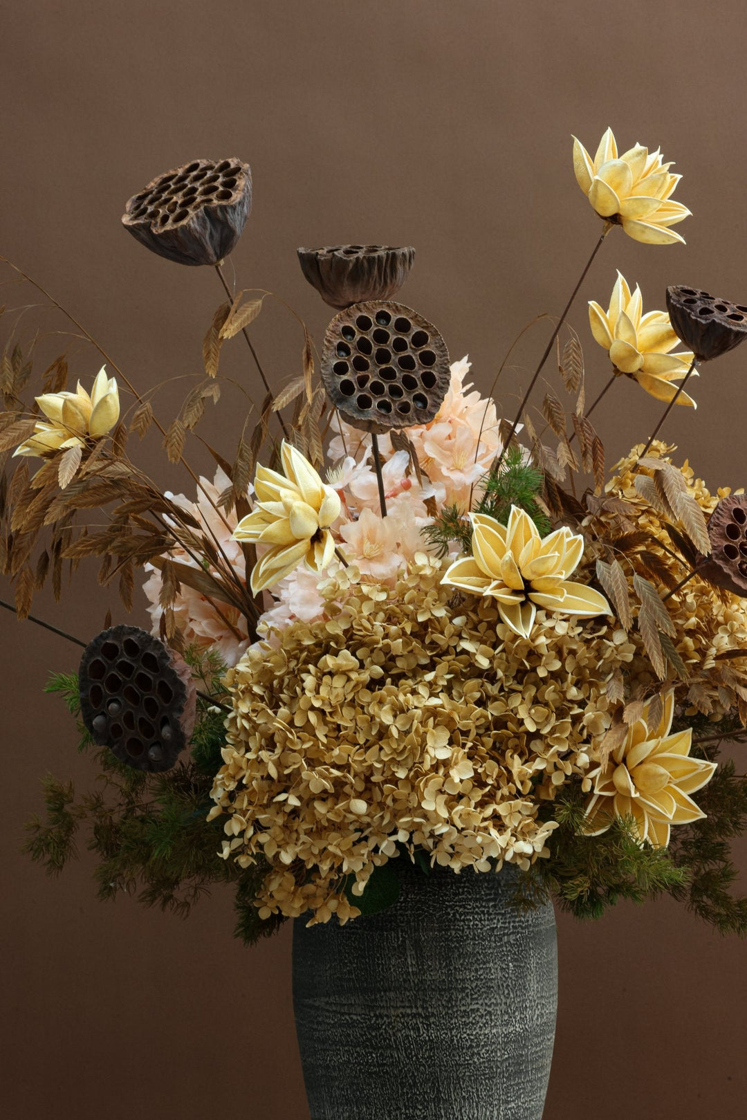 Eternal Autumn Vase - Twenty Three Flowers & Chocolate