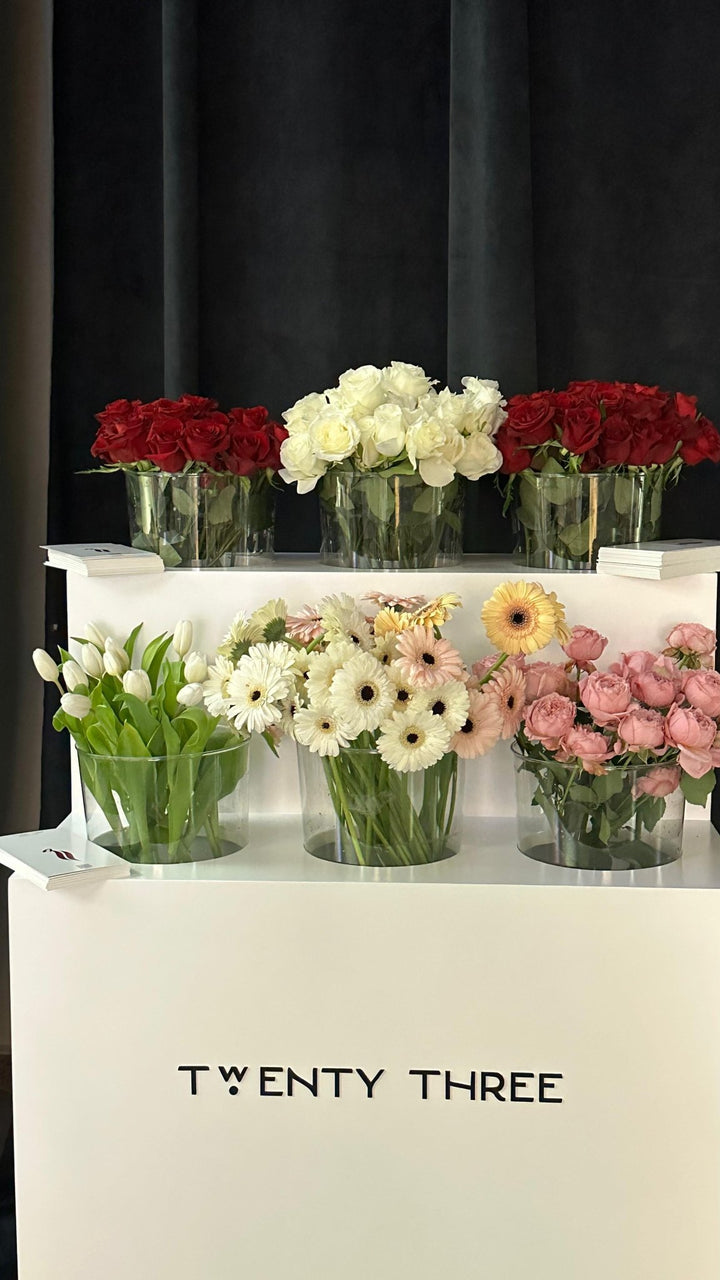 Flowers Trolly - Twenty Three Flowers & Chocolate