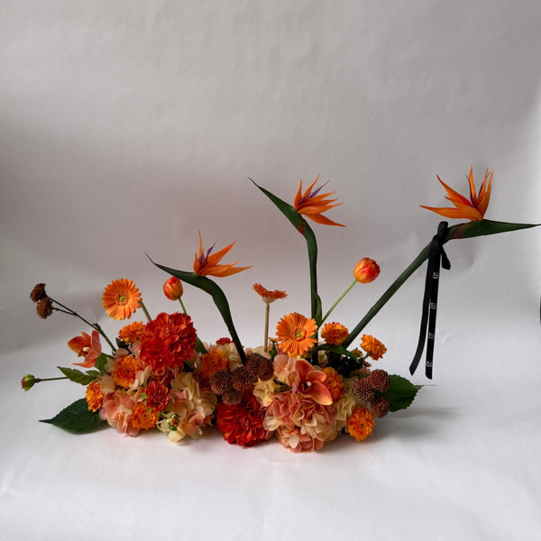 Orange Centerpiece (60cm) - Twenty Three Flowers & Chocolate