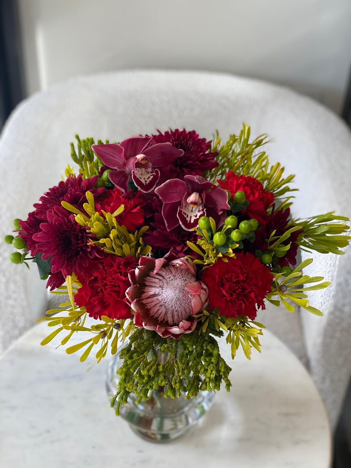 Protea Vase - Twenty Three Flowers & Chocolate