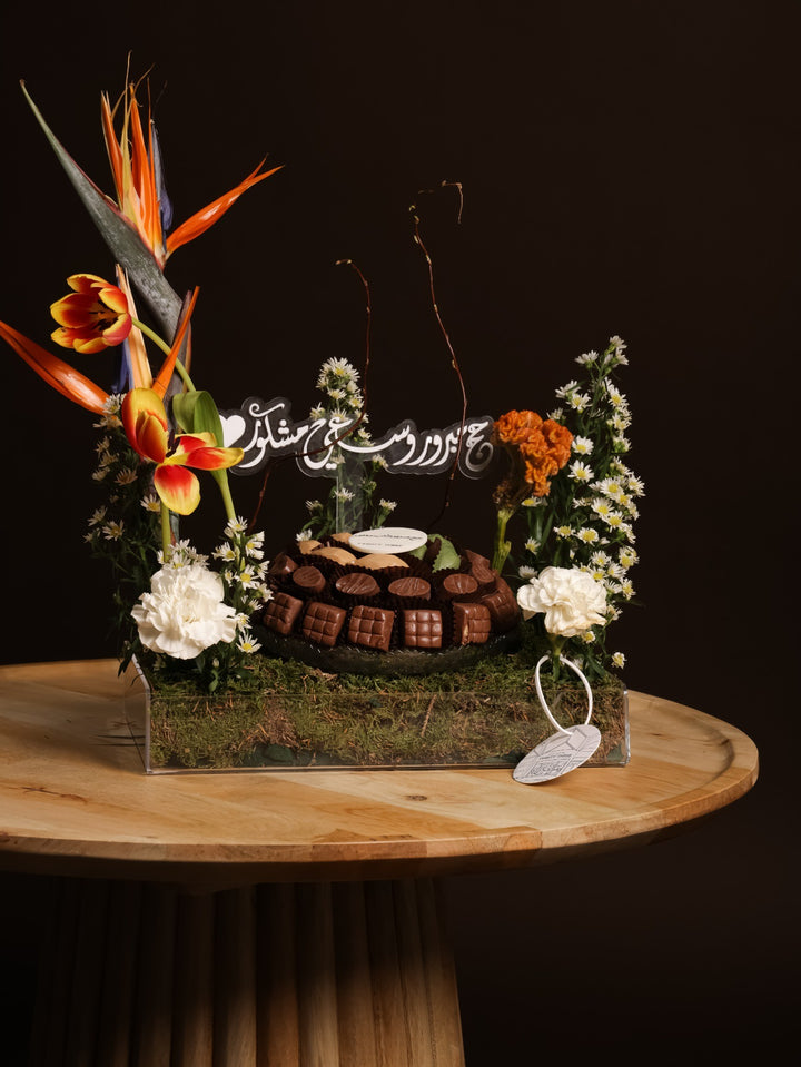 Tulips Chocolate Tray