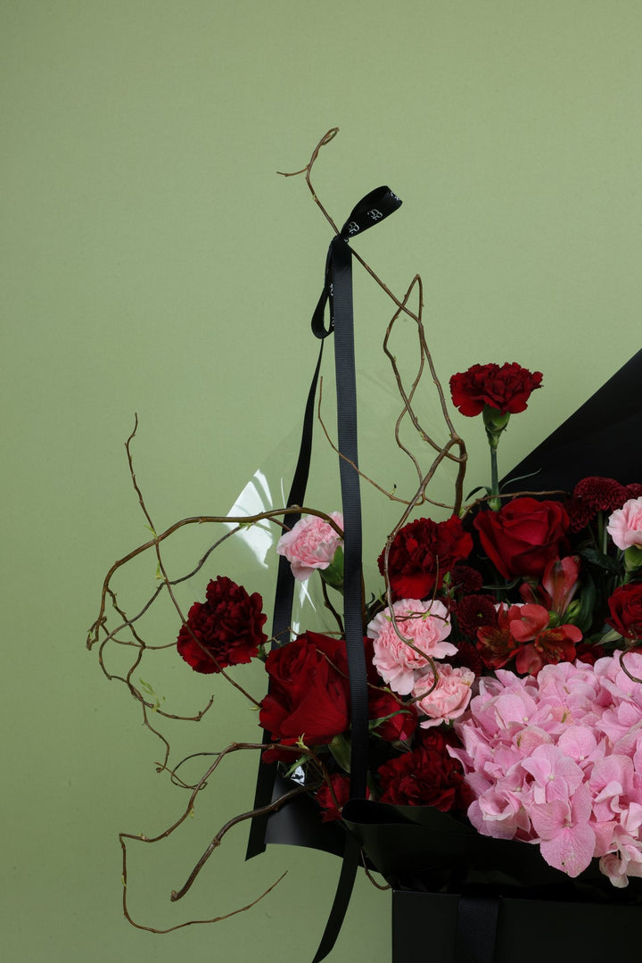 Velvet Passion Bouquet - Twenty Three Flowers & Chocolate