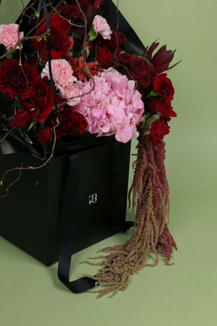Velvet Passion Bouquet - Twenty Three Flowers & Chocolate